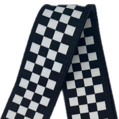 EXTREME GUITAR STRAP L TRACOLLA REGOLABILE CHITARRA E BASSO A SCACCHI