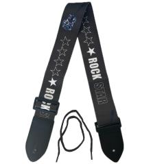 EXTREME GUITAR STRAP N TRACOLLA REGOLABILE CHITARRA E BASSO ROCK STAR