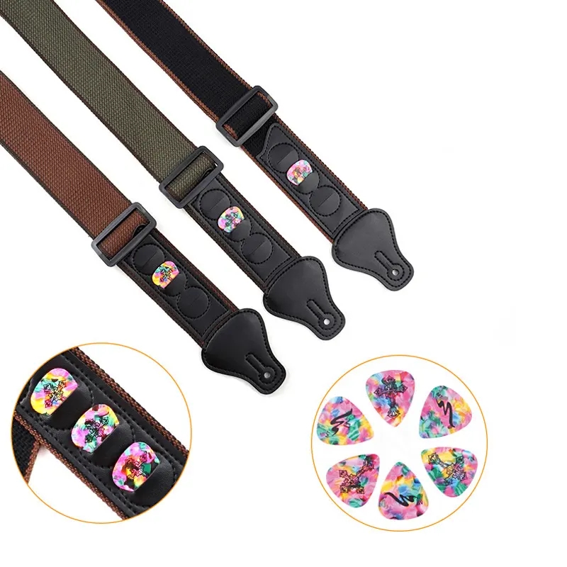 EXTREME 2558 BK BLACK TRACOLLA REGOLABILE PER CHITARRA E BASSO COLORE NERO