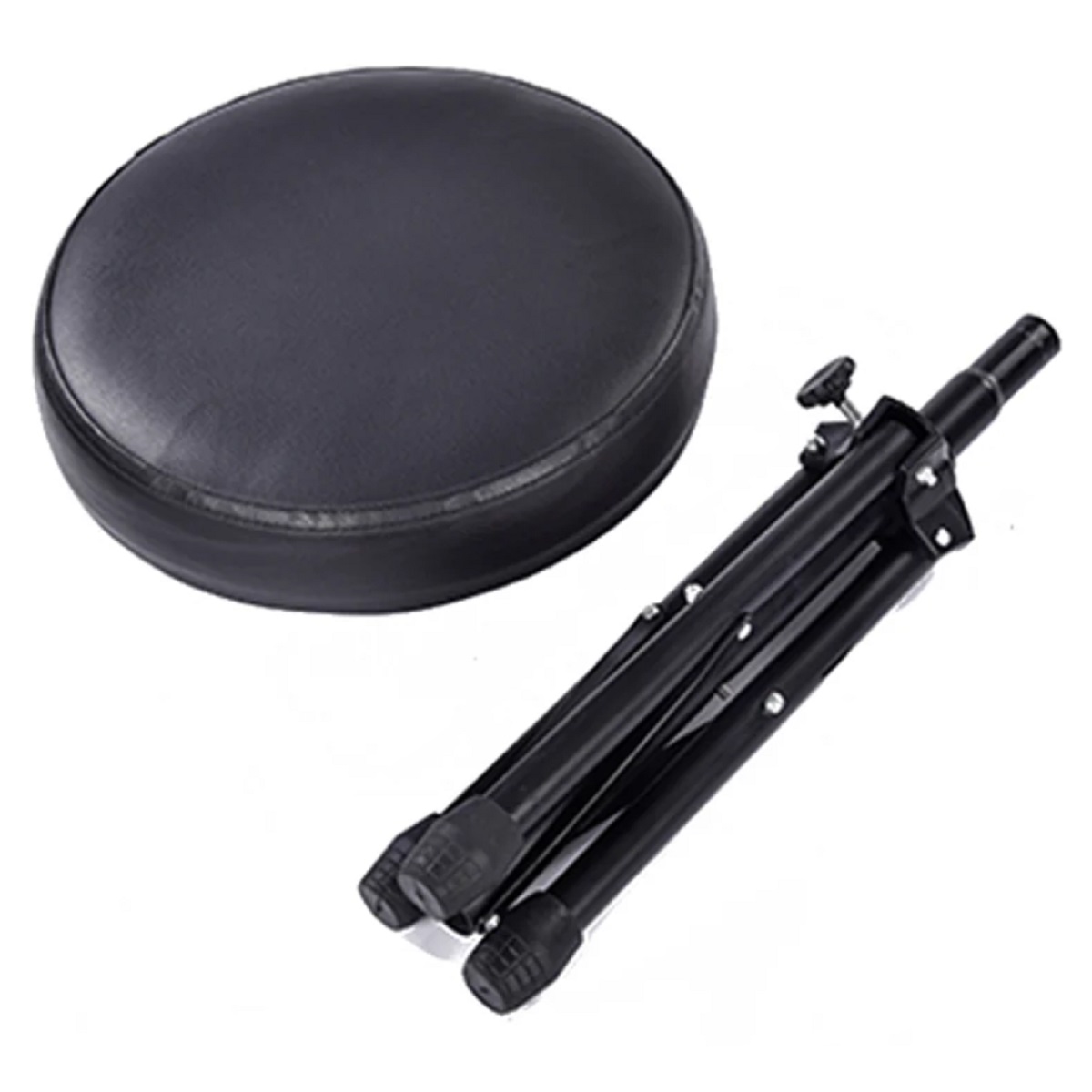 HEBIKUO Q-91 SGABELLO TRE PIEDI PER BATTERIA SEDUTA GRANDE E CONFORTEVOLE