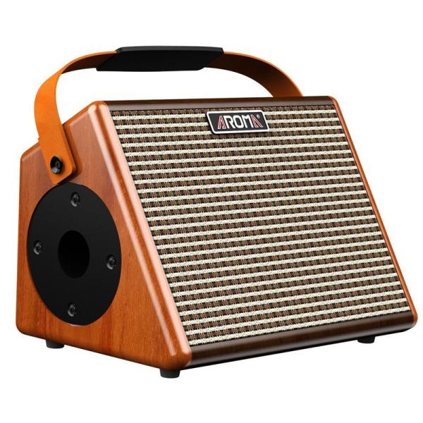 AROMA AG-26A AMPLIFICATORE PER CHITARRA ACUSTICA CON BLUETOOTH IN LEGNO