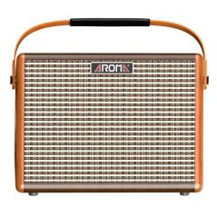 AROMA AG-26A AMPLIFICATORE PER CHITARRA ACUSTICA CON BLUETOOTH IN LEGNO