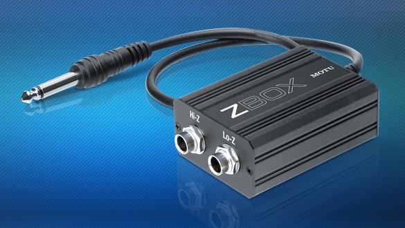 MOTU ADAPTADOR IMPEDANCIA GUITARRA ZBOX