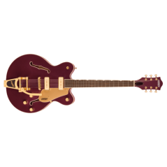 Gretsch Electromatic Pristine LTD Center Block Double-Cut with Bigsby, Laurel Fingerboard, Dark Cherry Metallic