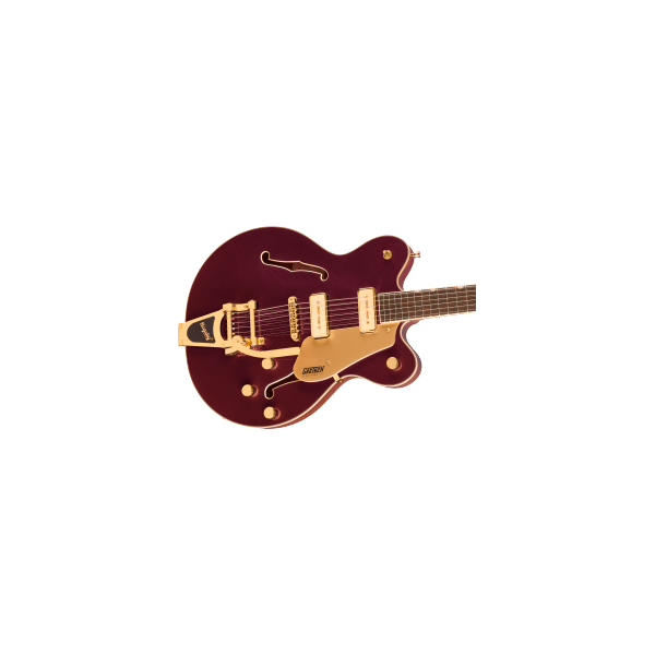 Gretsch Electromatic Pristine LTD Center Block Double-Cut with Bigsby, Laurel Fingerboard, Dark Cherry Metallic