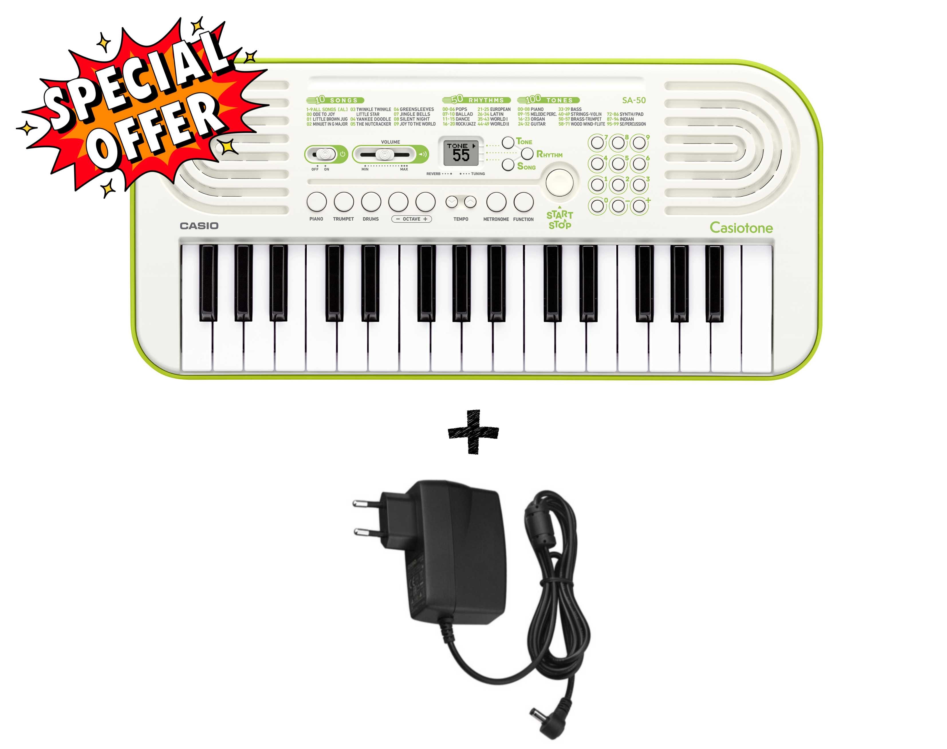 CASIO SA50 + ALIMENTATORE - back to school