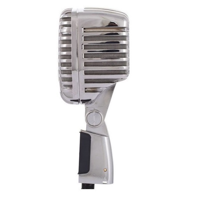 SUPERLUX WH5 MICROFONO DINAMICO CLASSICO VINTAGE CON SUPPORTO DA TAVOLO