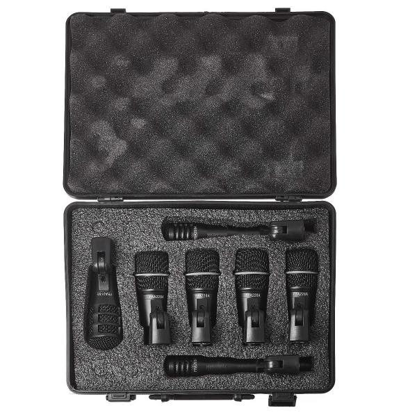 SUPERLUX DRK A5C2 DRUMSET KIT 7 MICROFONI PER BATTERIA CON CUSTODIA RIGIDA