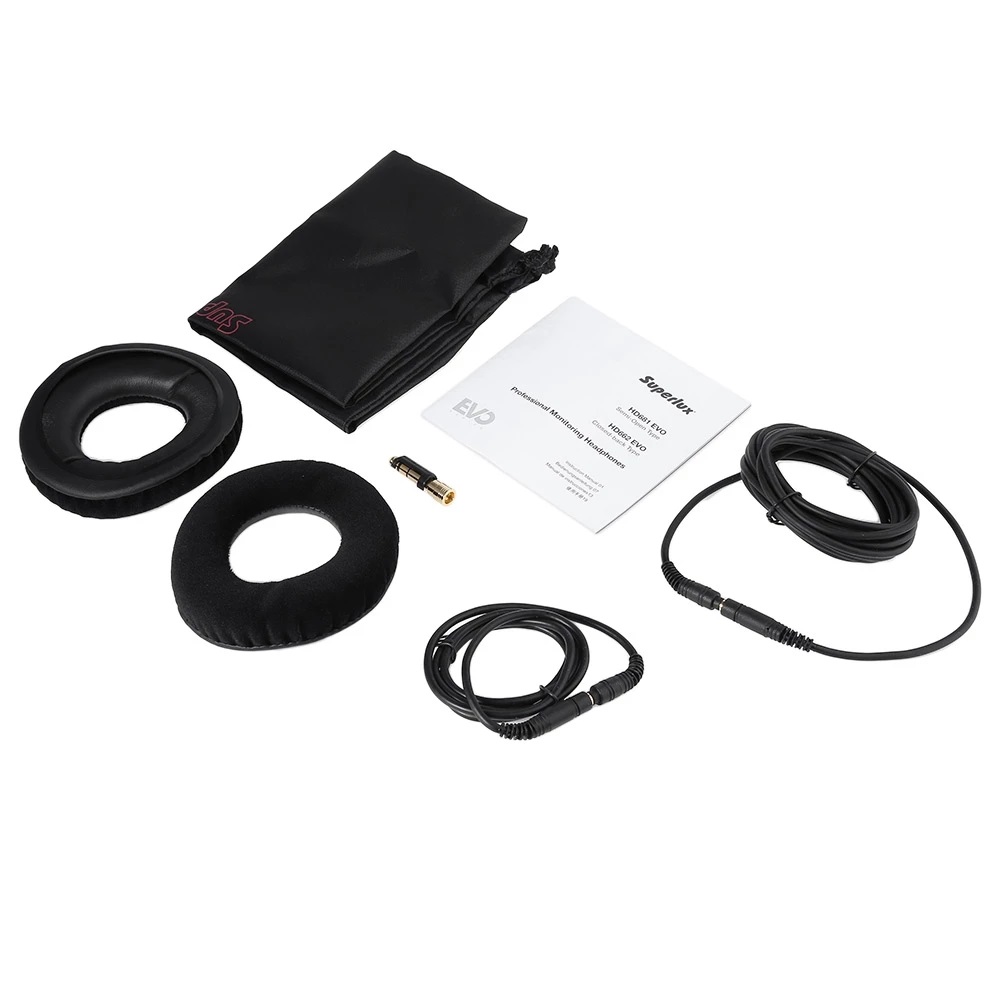 SUPERLUX HD-662 EVO WH CUFFIA DA STUDIO DINAMICA CIRCUMAURALE CHIUSA BIANCA