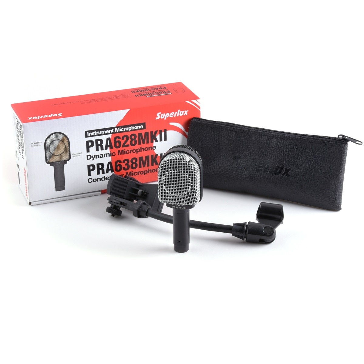 SUPERLUX PRA 628 MKII MICROFONO PER STRUMENTI E AMPLIFICATORI