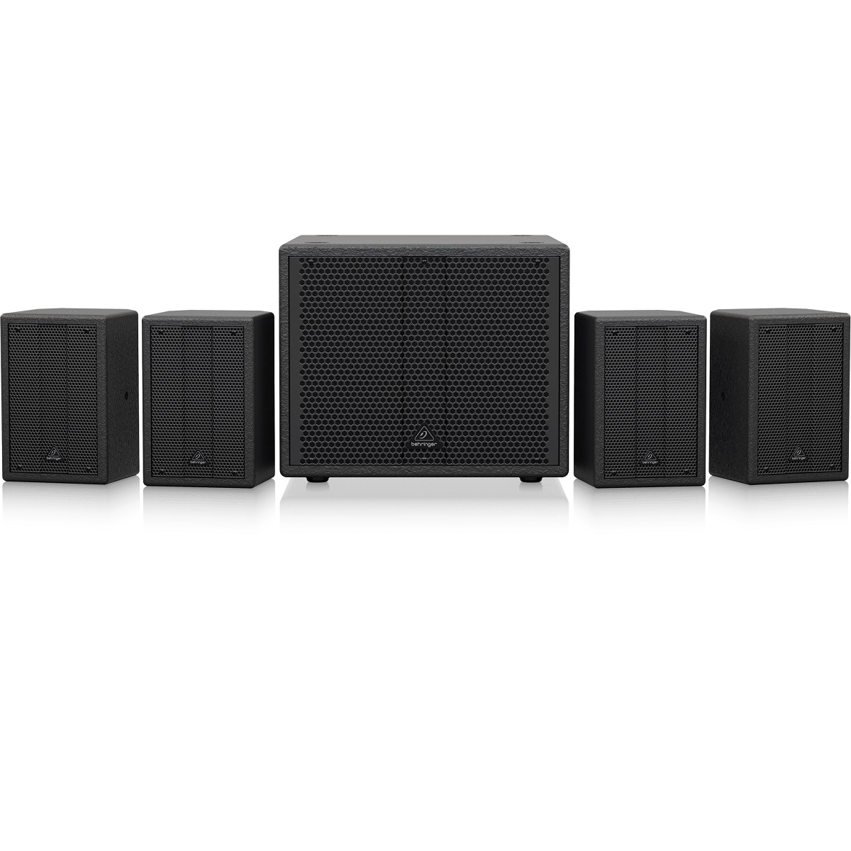 BEHRINGER SAT 1004 BUNDLE 4 CASSE PASSIVE 4" E SUBWOOFER ATTIVO 8" 600W