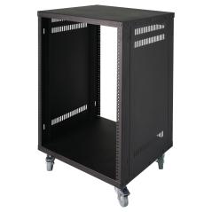 SUPERLUX RS916 ARMADIO RACK 2 APERTURE 16 UNITA' CON RUOTE