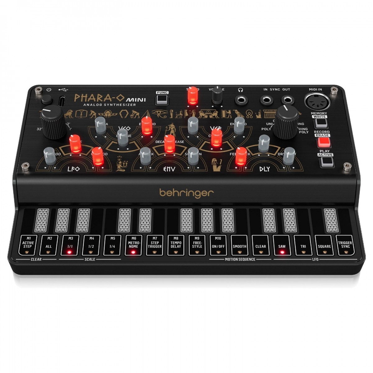 BEHRINGER PHARA-O MINI SINTETIZZATORE ANALOGICO POLIFONICO 27 TASTI DINAMICI