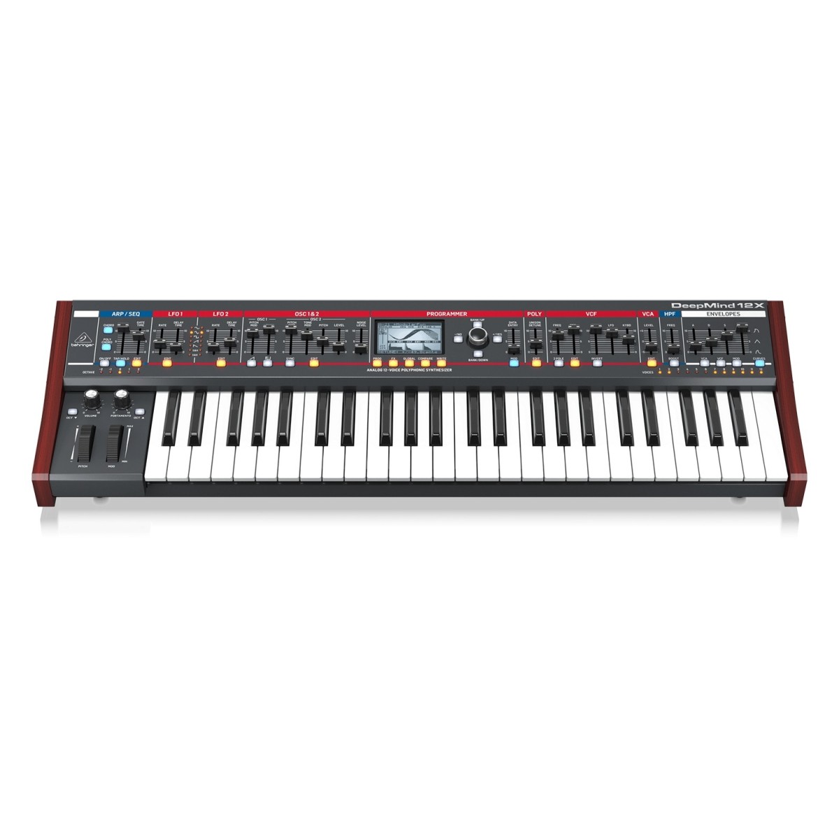 BEHRINGER DEEPMIND 12X SINTETIZZATORE ANALOGICO 12 VOCI 61 TASTI SEMIPESATI