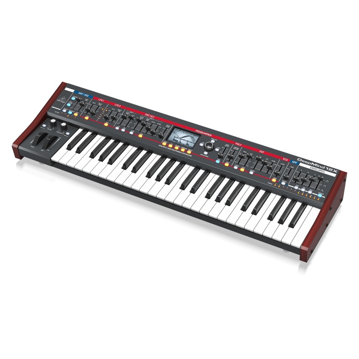 BEHRINGER DEEPMIND 12X SINTETIZZATORE ANALOGICO 12 VOCI 61 TASTI SEMIPESATI