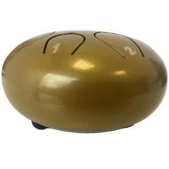 EXTREME STEEL TONGUE 8 TONI TAMBURO ARMONICO 15,5CM TANK DRUM 6″ COLORE ORO