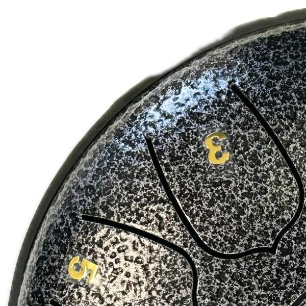 EXTREME STEEL TONGUE 11 TONI TAMBURO ARMONICO 16,5 CM TANK DRUM 6,5″ COLORE NERO MARTELLATO