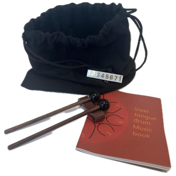 EXTREME STEEL TONGUE 11 TONI TAMBURO ARMONICO 16,5 CM TANK DRUM 6,5″ COLORE NERO MARTELLATO