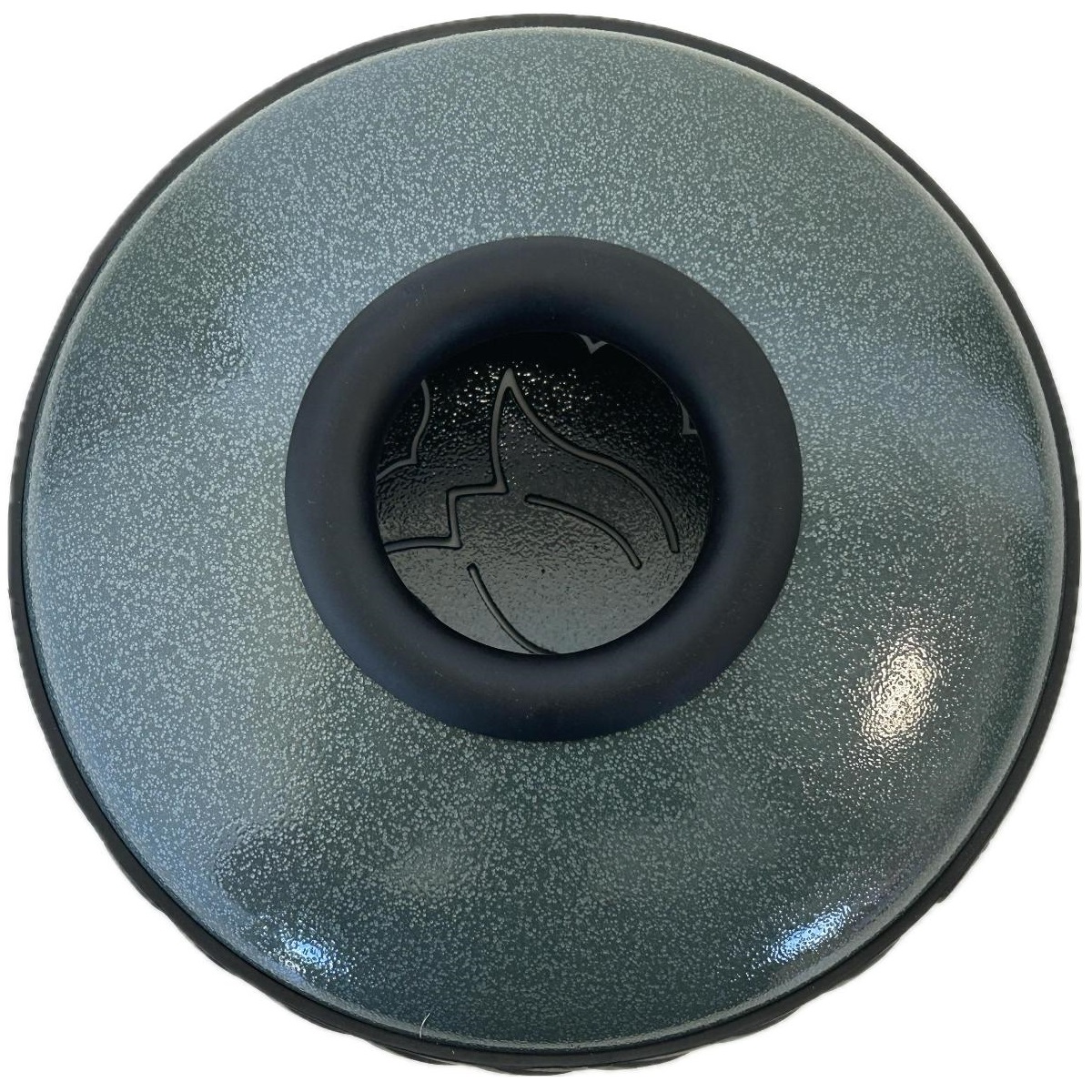 EXTREME STEEL TONGUE DRUM 11 TONI TAMBURO ARMONICO 16,5 CM TANK DRUM 6,5″ VERDE MARTELLATO