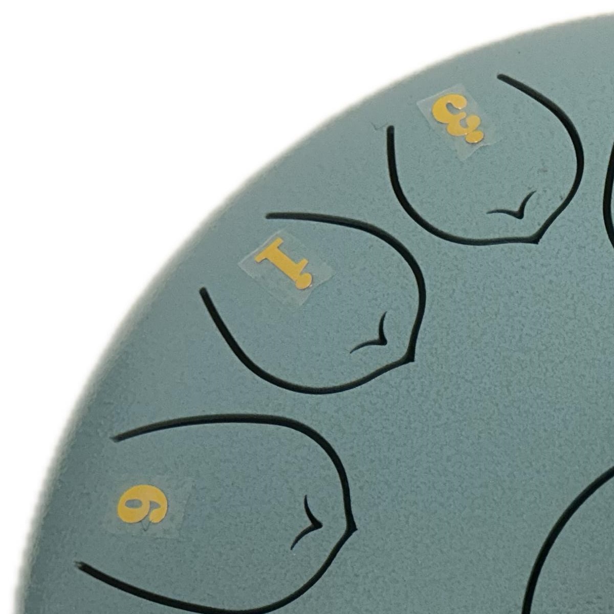 EXTREME STEEL TONGUE 13 TONI TAMBURO ARMONICO 27CM TANK DRUM 10″ COLORE TURCHESE