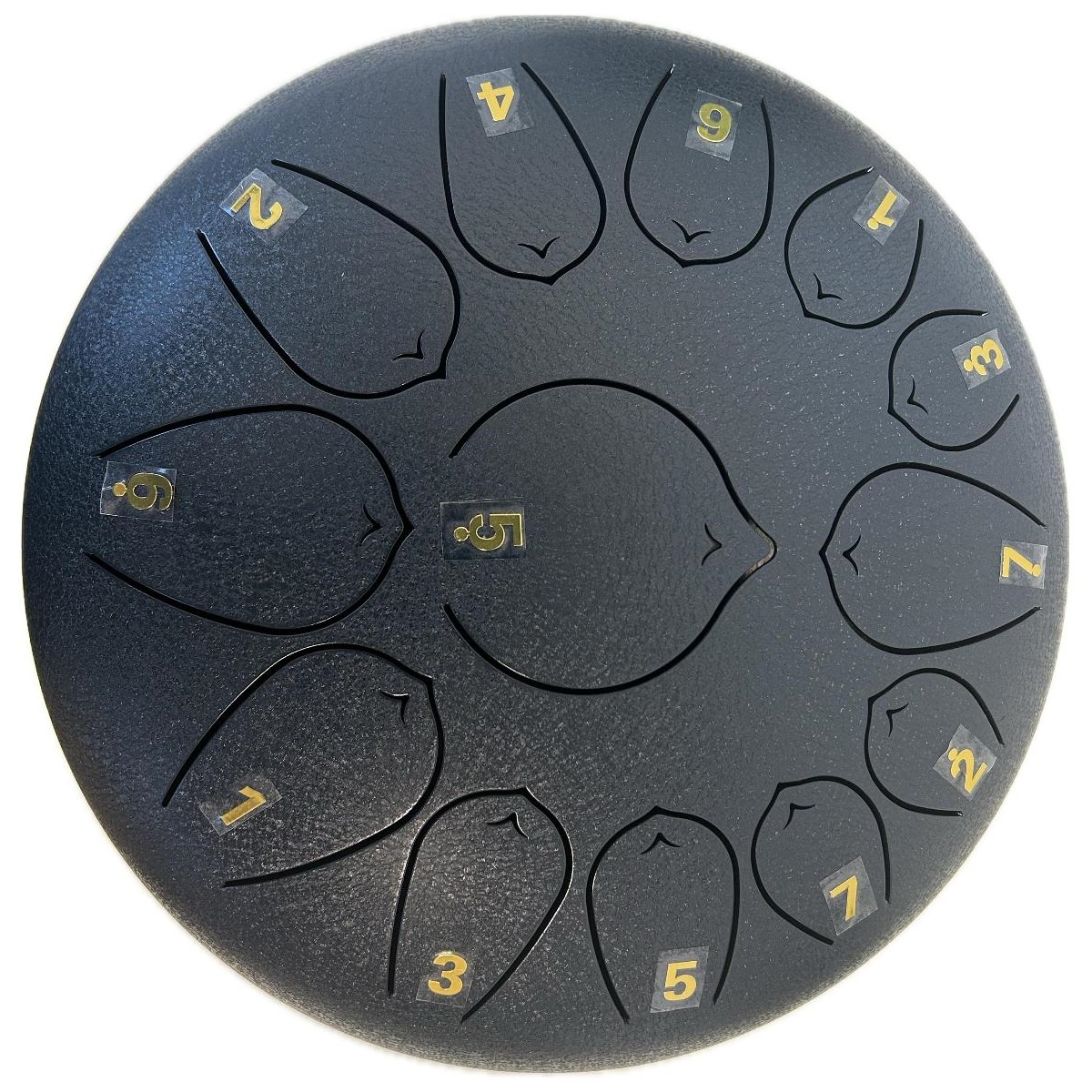 EXTREME STEEL TONGUE 13 TONI TAMBURO ARMONICO 27CM TANK DRUM 10″ BLU MARTELLATO