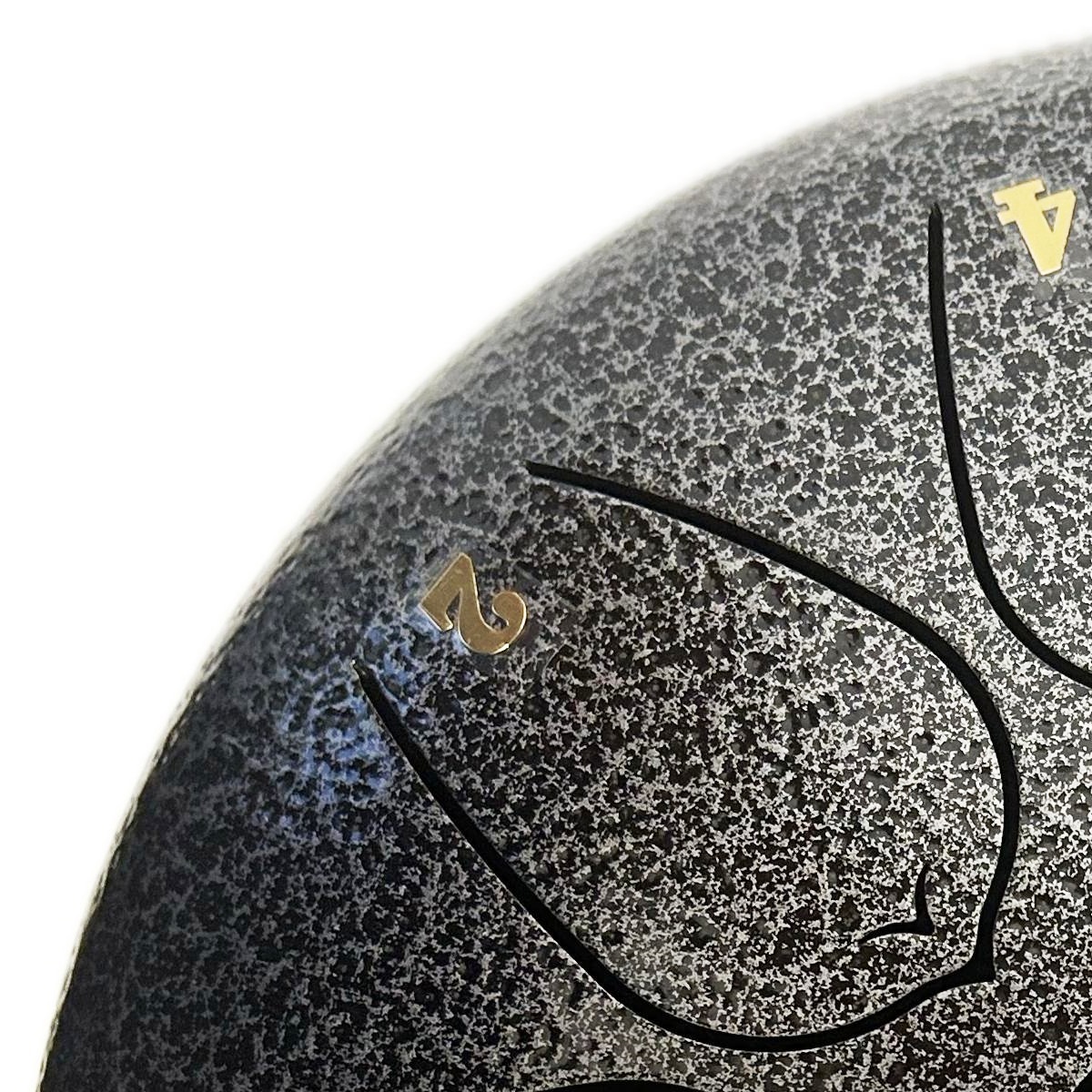 EXTREME STEEL TONGUE 13 TONI TAMBURO ARMONICO 27CM TANK DRUM 10″ NERO MARTELLATO