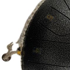 EXTREME STEEL TONGUE 15 TONI TAMBURO ARMONICO 32,5CM TANK DRUM 13″ NERO MARTELLATO