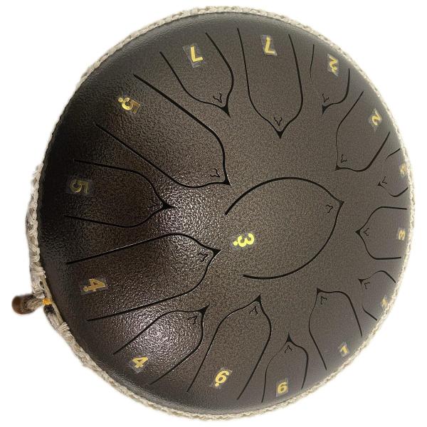 EXTREME STEEL TONGUE 15 TONI TAMBURO ARMONICO 32,5CM TANK DRUM 13″ BRONZO MARTELLATO
