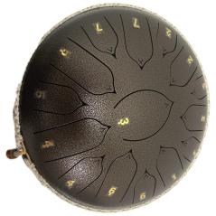EXTREME STEEL TONGUE 15 TONI TAMBURO ARMONICO 32,5CM TANK DRUM 13″ BRONZO MARTELLATO