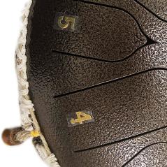 EXTREME STEEL TONGUE 15 TONI TAMBURO ARMONICO 32,5CM TANK DRUM 13″ BRONZO MARTELLATO