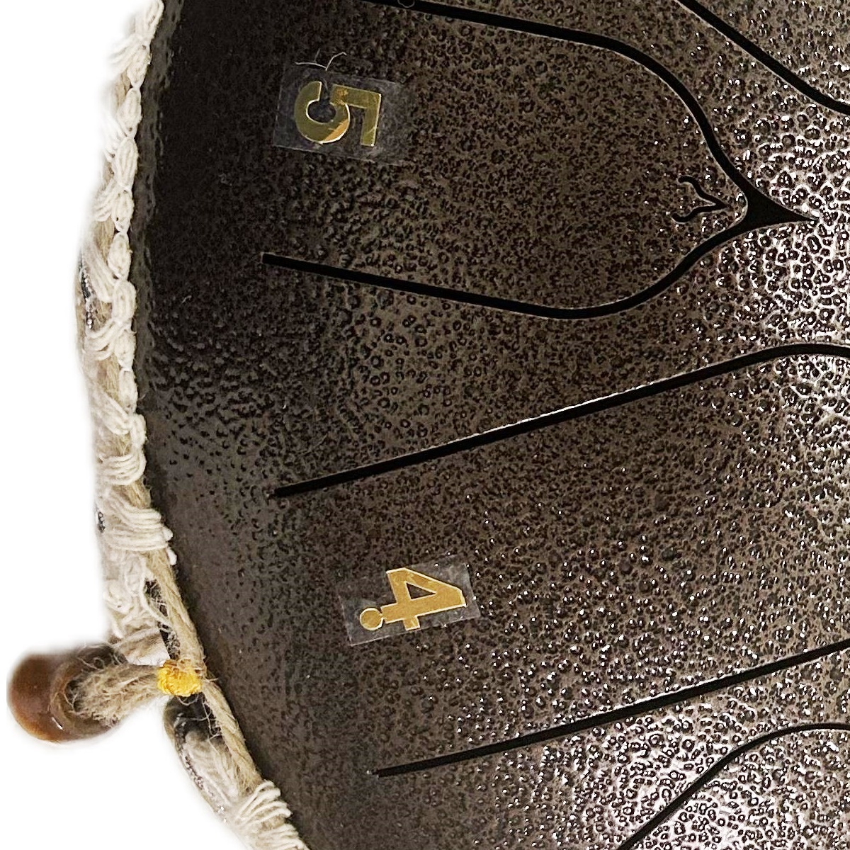 EXTREME STEEL TONGUE 15 TONI TAMBURO ARMONICO 32,5CM TANK DRUM 13″ BRONZO MARTELLATO