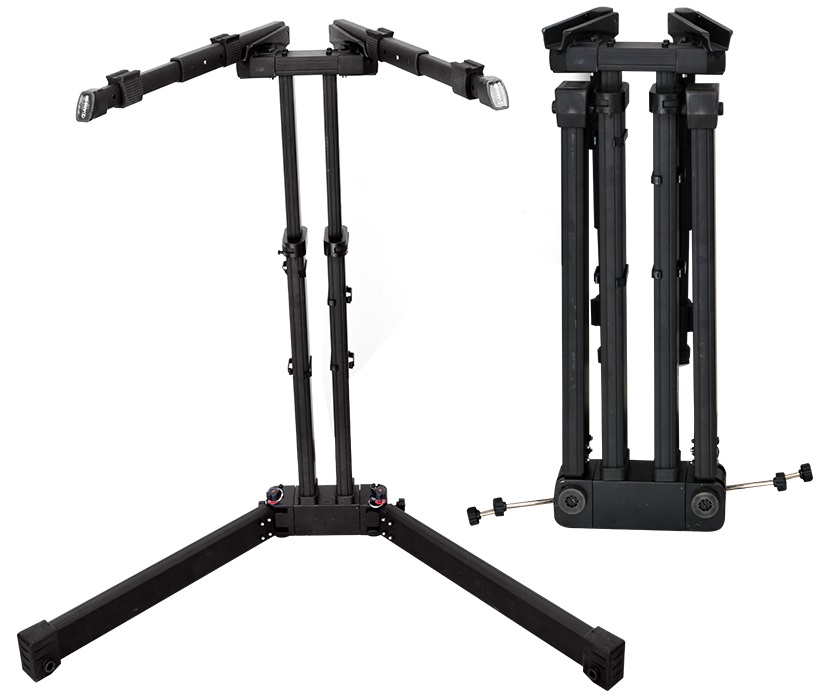 ALCTRON KS600 B SUPPORTO A COLONNA PER TASTIERA MIXER APPARECCHIATURE DJ NERO BLACK