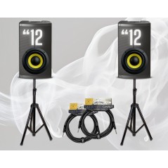 Noleggio 2 casse cono 12” con stativi e cavi EXTXX5PRO