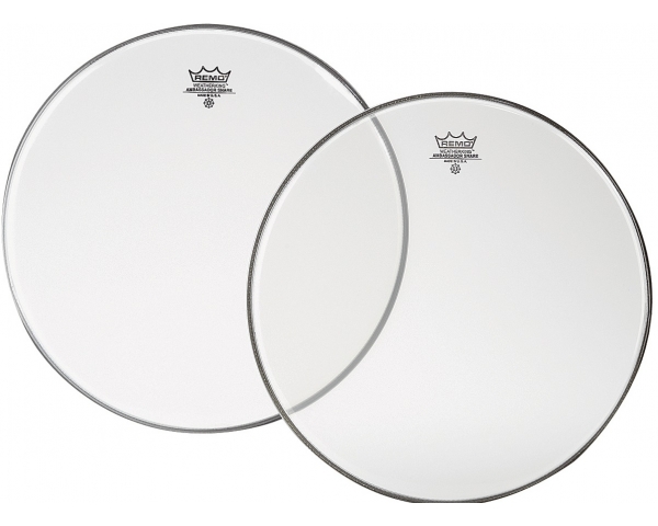 REMO 312BA AMBASSADOR PELLE TRASPARENTE PER TOM 12" CM 30