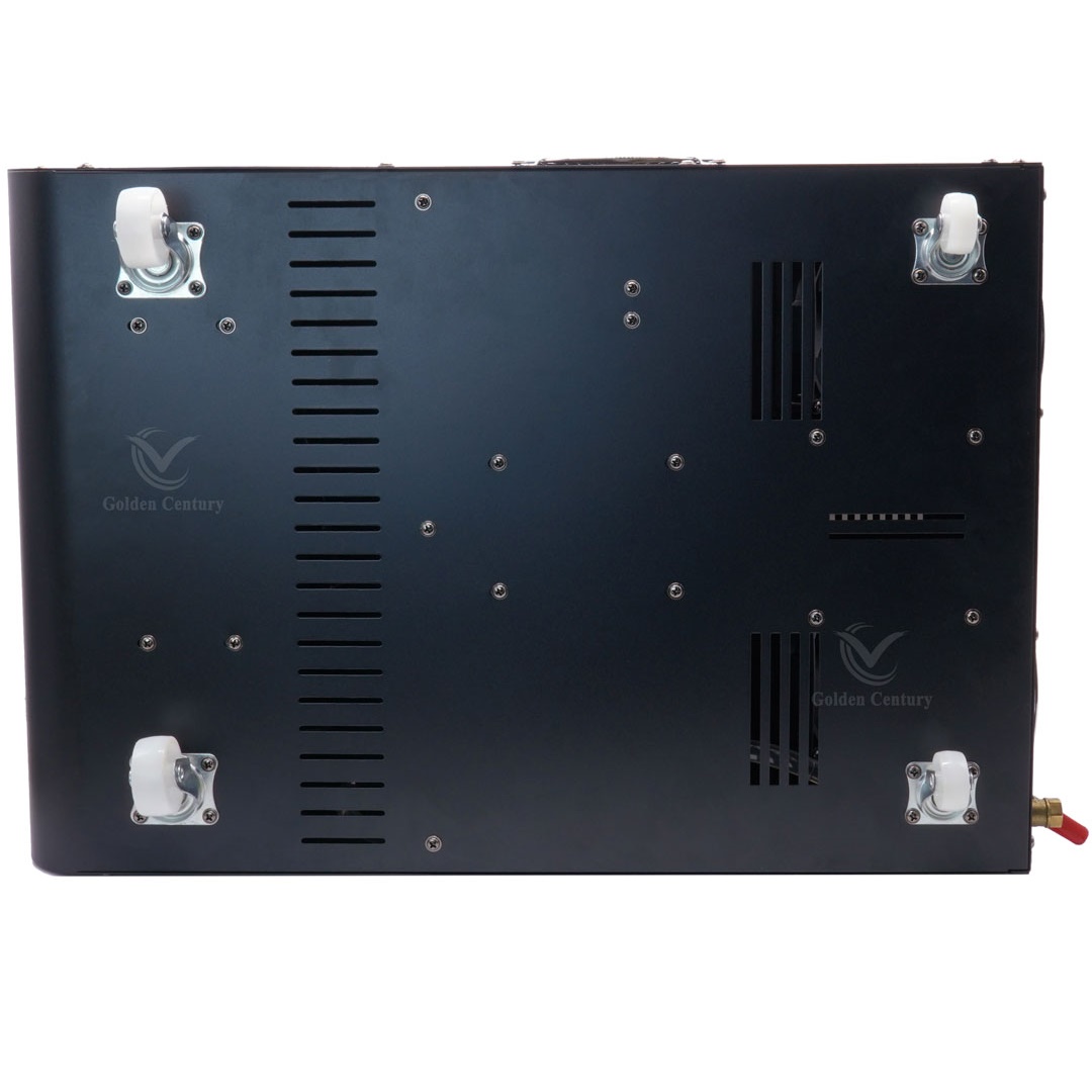 GOLDEN CENTURY B05U MACCHINA DELLE BOLLE CON FUMO E 18 LED RGB DISPLAY DMX E TELECOMANDO