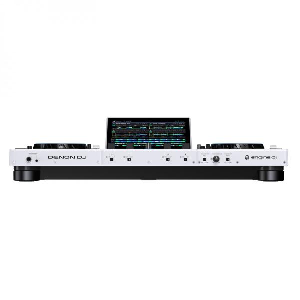 DENON DJ PRIME 4+ WHITE CONSOLE CONTROLLER STANDALONE PER DJ 4 DECK CON TOUCH SCREEN 10 4x USB + SD CARD