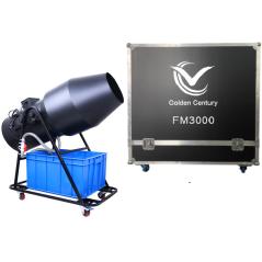 GOLDEN CENTURY FM3000 FOAM MACHINE CANNONE MACCHINA SCHIUMA PARTY CON CARRELLO E FLIGHT CASE