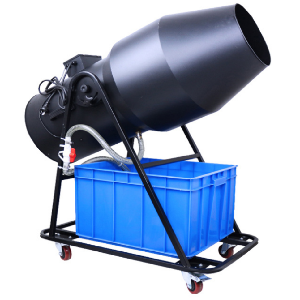 GOLDEN CENTURY FM3000 FOAM MACHINE CANNONE MACCHINA SCHIUMA PARTY CON CARRELLO E FLIGHT CASE