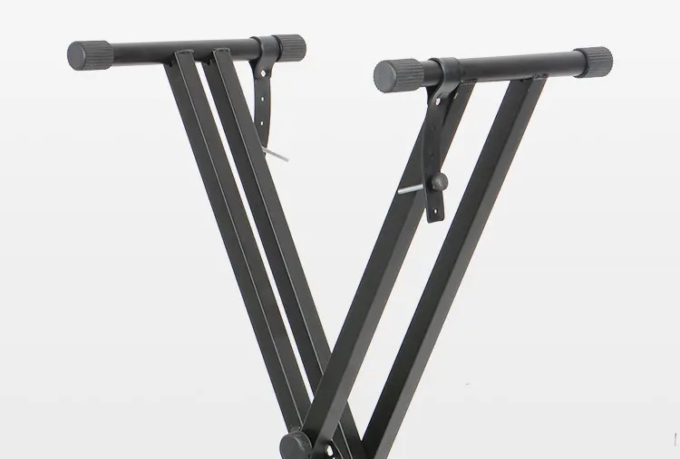 EXTREME KSXXE STAND TASTIERA RINFORZATO A DOPPIA X-X CHIUSURA RAPIDA GOMMINI IN PLASTICA