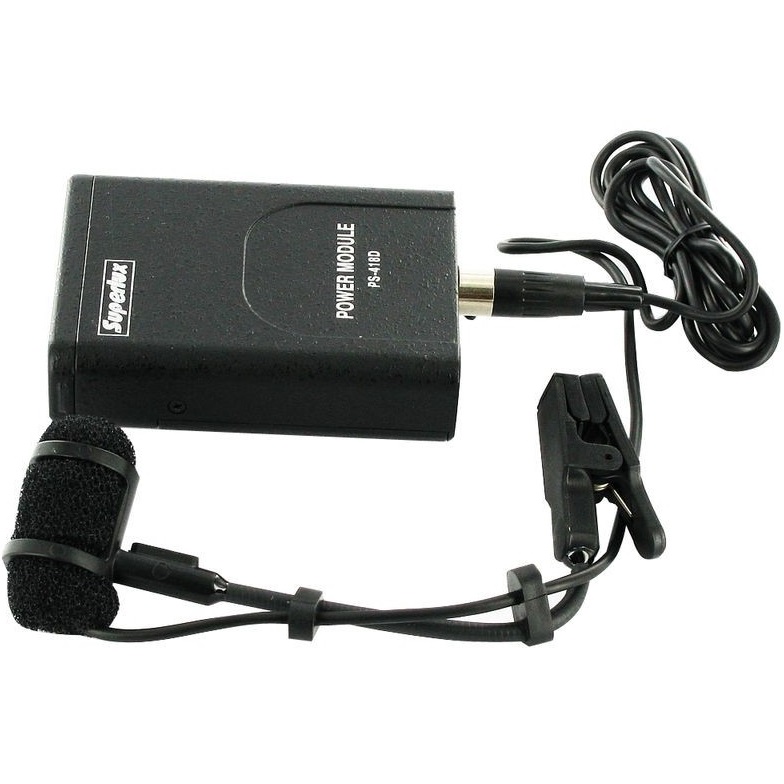 SUPERLUX PRA383DXLR MICROFONO A CLIP PER STRUMENTI A FIATO CON USCITA XLR