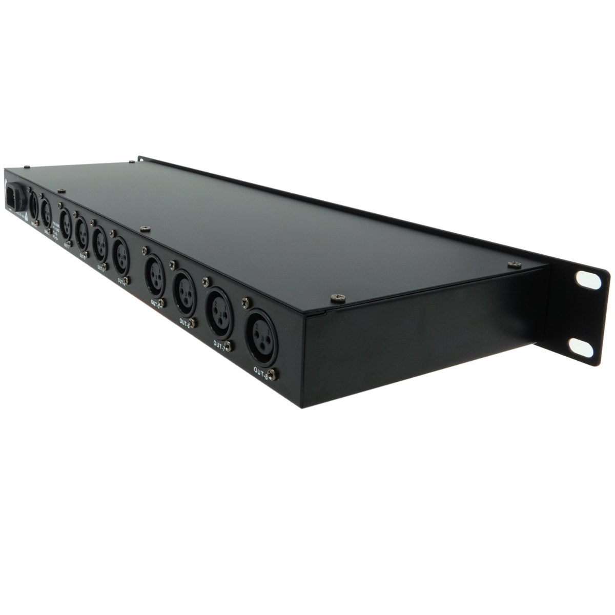 GOLDEN CENTURY DSP8 SPLITTER DMX 8 CANALI INGRESSI E USCITE XLR 3 PIN