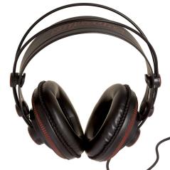 SUPERLUX HD-681 AIR CUFFIA DA STUDIO SEMIAPERTA CIRCUMAURALE DINAMICA NERA - ROSSA CON CUSCINETTI AD ARIA DI RICAMBIO