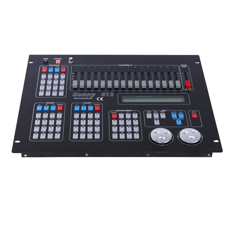 GOLDEN CENTURY D512 SUNNY 512 CONSOLE CENTRALINA LUCI MIXER DMX A RACK