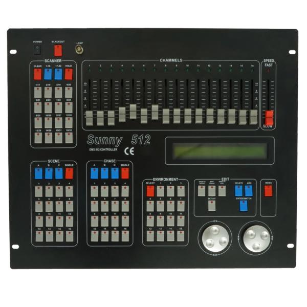 GOLDEN CENTURY D512 SUNNY 512 CONSOLE CENTRALINA LUCI MIXER DMX A RACK