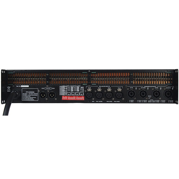 SINBOSEN FP22000Q AMPLIFICATORE DI POTENZA PROFESSIONALE 30000 WATT 4 CANALI