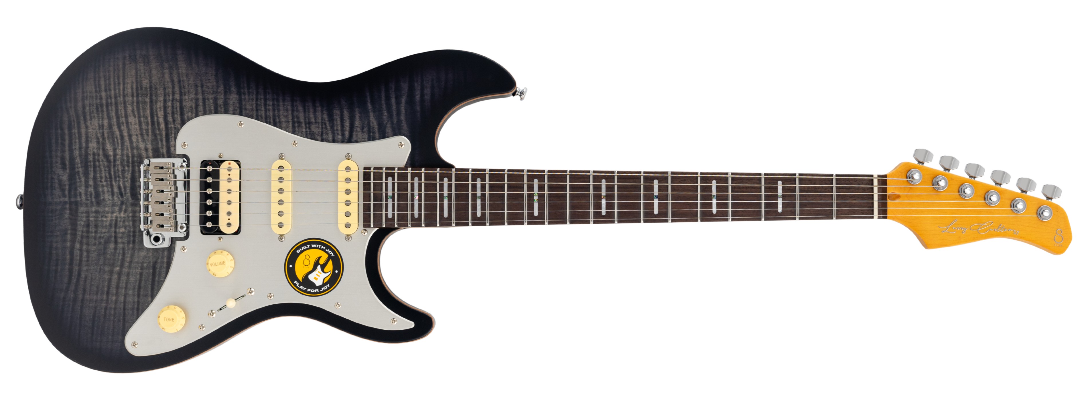 SIRE GUITARS S7 FM NEW GEN TBK (ROASTED) TRANS BLACK