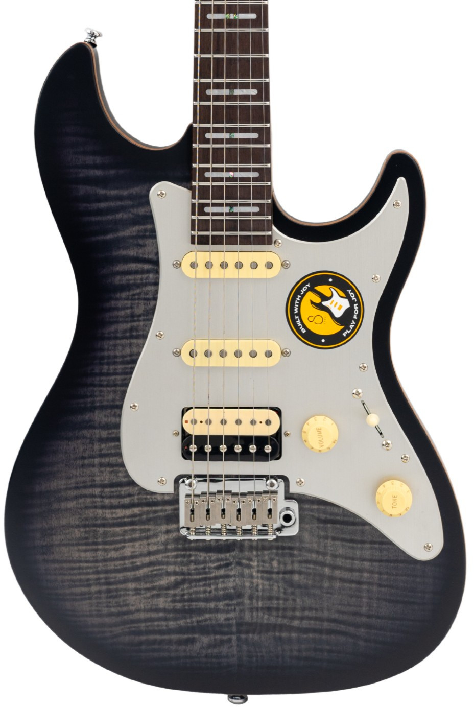 SIRE GUITARS S7 FM NEW GEN TBK (ROASTED) TRANS BLACK