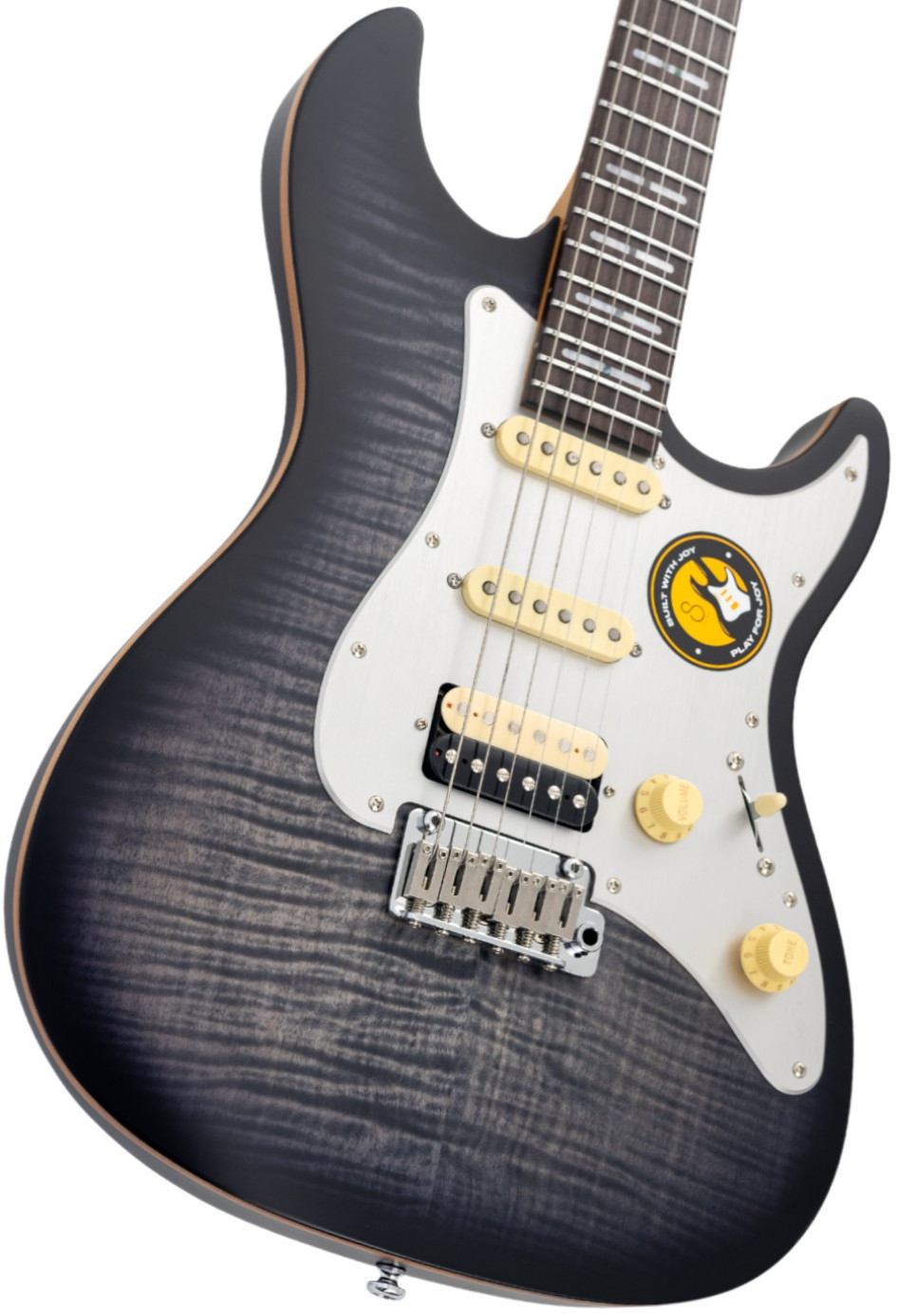 SIRE GUITARS S7 FM NEW GEN TBK (ROASTED) TRANS BLACK