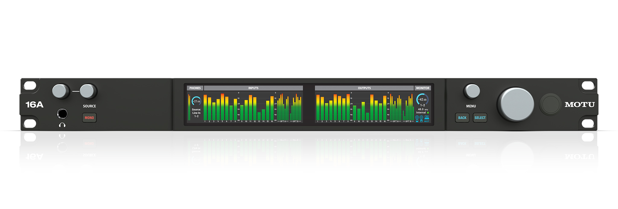 MOTU INTERFACE AVB 16A 2025 (THUNDERBOLT 4/USB-C/AVB)