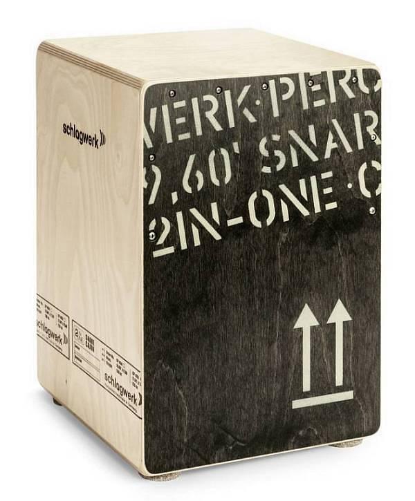 SCHLAGWERK CP 403 BLK - 2inOne Snare Cajon Black Edition - Medium